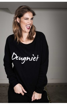 Dames - Deugniet Sweater zwart